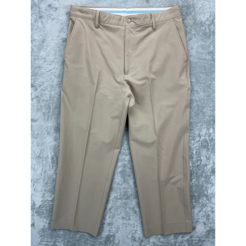 FootJoy Men's Performance Golf Pants 34x27‎ Beige Stretch Comfort